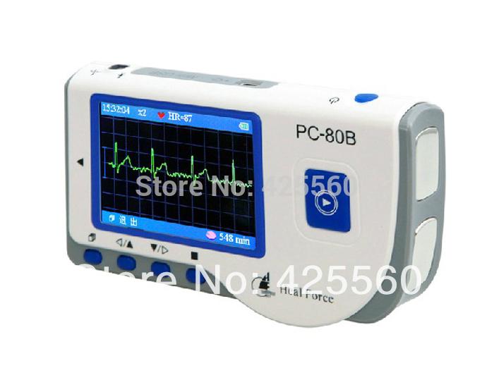 Portable Heart ECG Heal Force PC-80B Monitor Software USB Oximeter ...