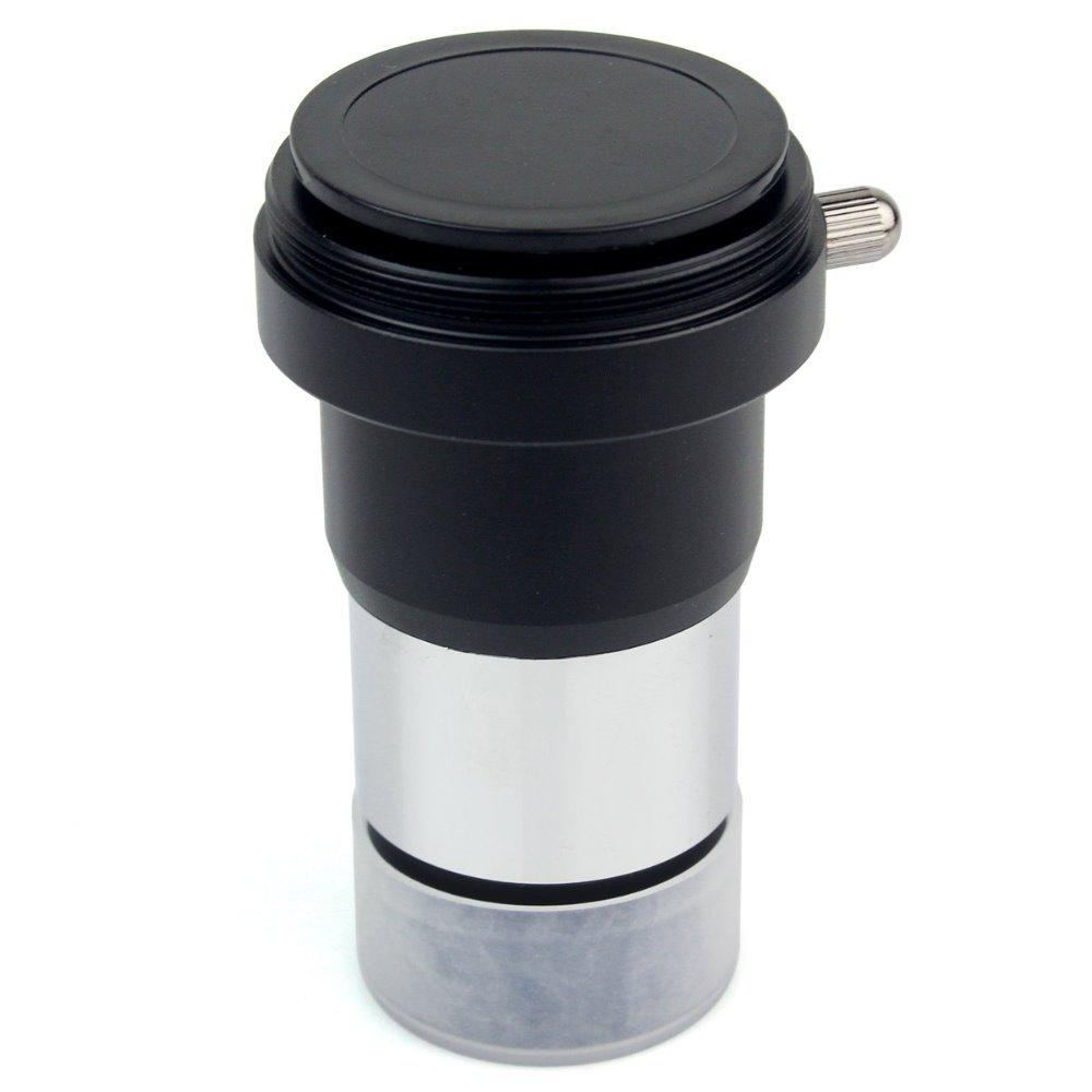 1.25 2X Lens Fully Multi-Coated Metal with M42x0.75 Thread Camera Connect Interface for Telescope Eyepieces 