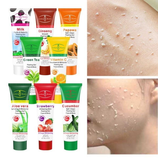 100g Peeling Facial Cleanser Natural Exfoliating Facial Whitening