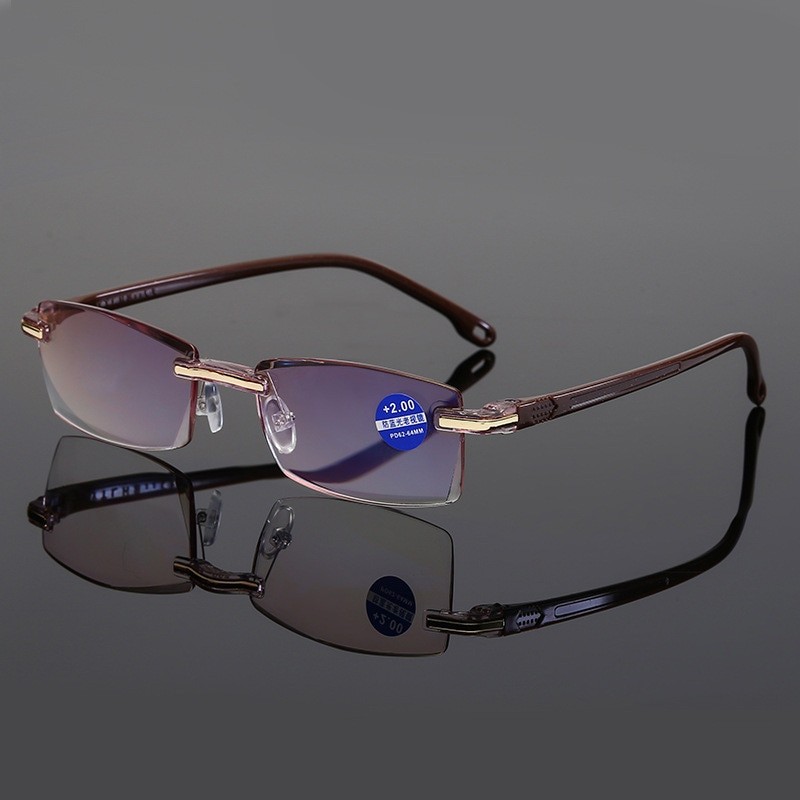 Anti Blue Light Blocking Rimless Reading Glasses 1812