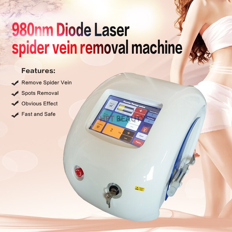 Spider Vein Removal Vascular Removal Diode Laser 980 Nm Spa Salon